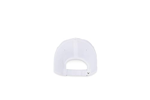 Callaway Unisex Adult Perf Front Crest Striped Cap - White