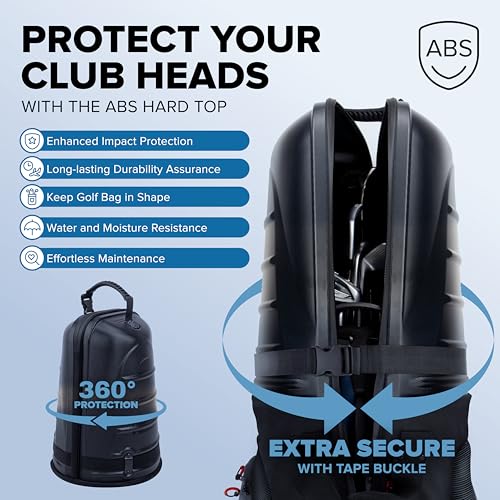 Golf Travel Bag: Waterproof, TSA Lock, Oversized Wheels, Maximum Club Protection